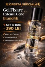 Gel Fixare Extensii Gene - Efect Wet Brand4K - imagine 2